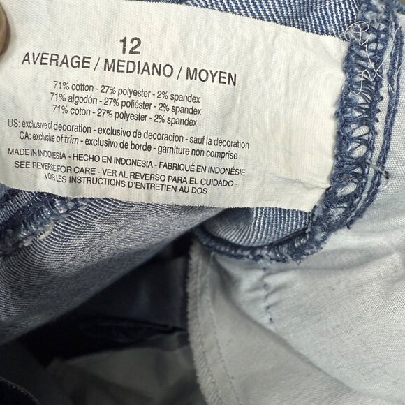 Gloria Vanderbilt Amanda Womens Size 12 Blue Classic Fit Tapered Leg Jeans - Picture 9 of 10